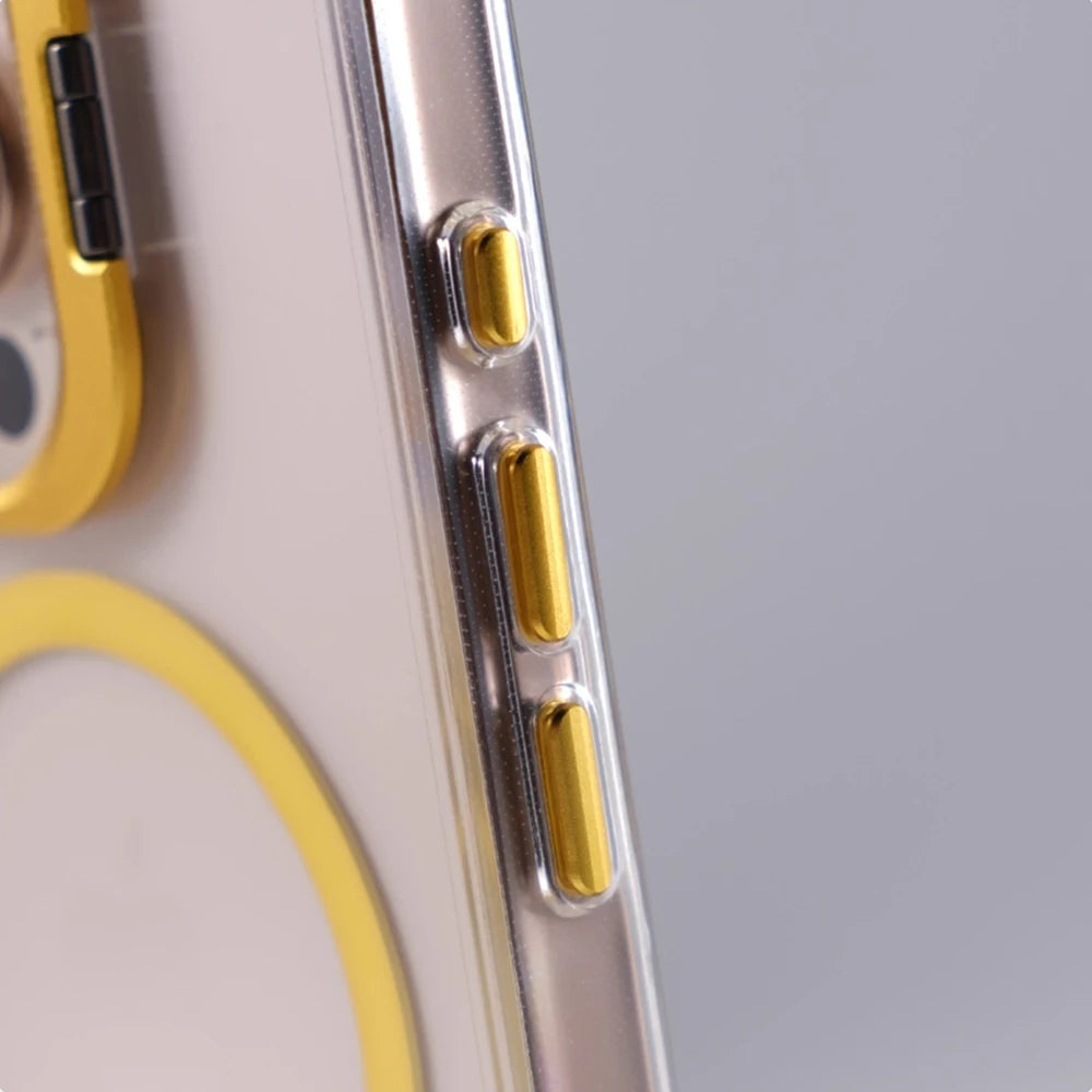 Clear MagSafe Case with Four Corner Silicone Bumpers for iPhone 16 Series