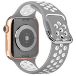Breathable Silicone Sport Wrist Strap for Apple Watch