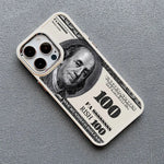 Dolar Bill Graphic Shockproof Soft Silicone Case for iPhone 15 Series