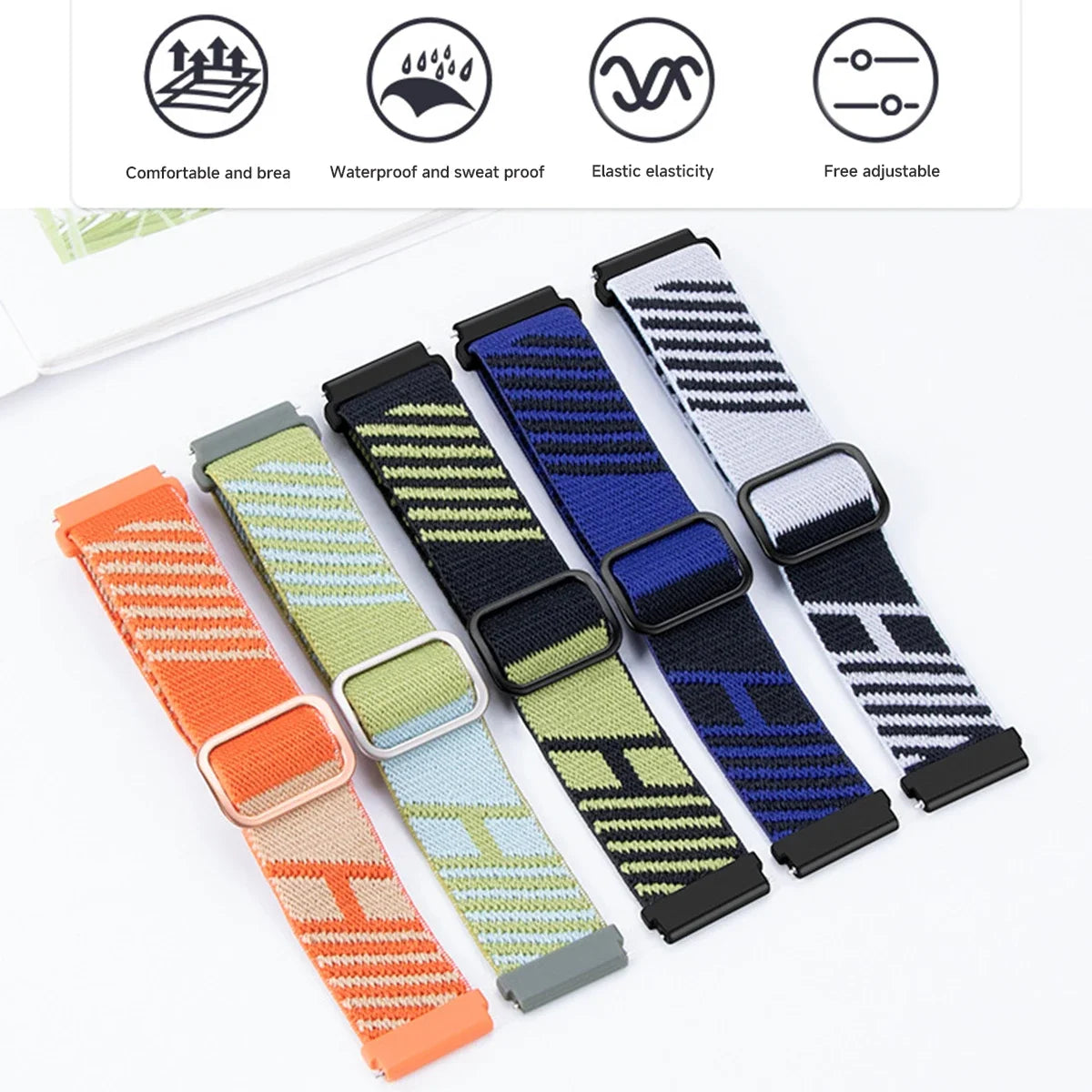 Comfortable Nylon Woven Strap for Xiaomi Redmi Watch 5 Active