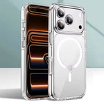 Transparent MagSafe Case with Raised Edges for iPhone 17 Series