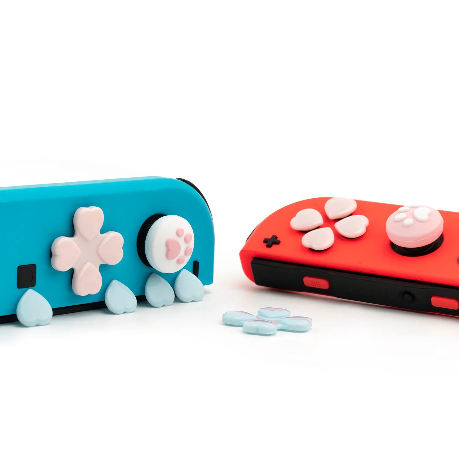 Cat Paw Joystick Thumb Grip Caps for Nintendo Switch Controllers
