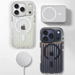 Shockproof Corrugated MagSafe Case for iPhone 17 Pro & Pro Max