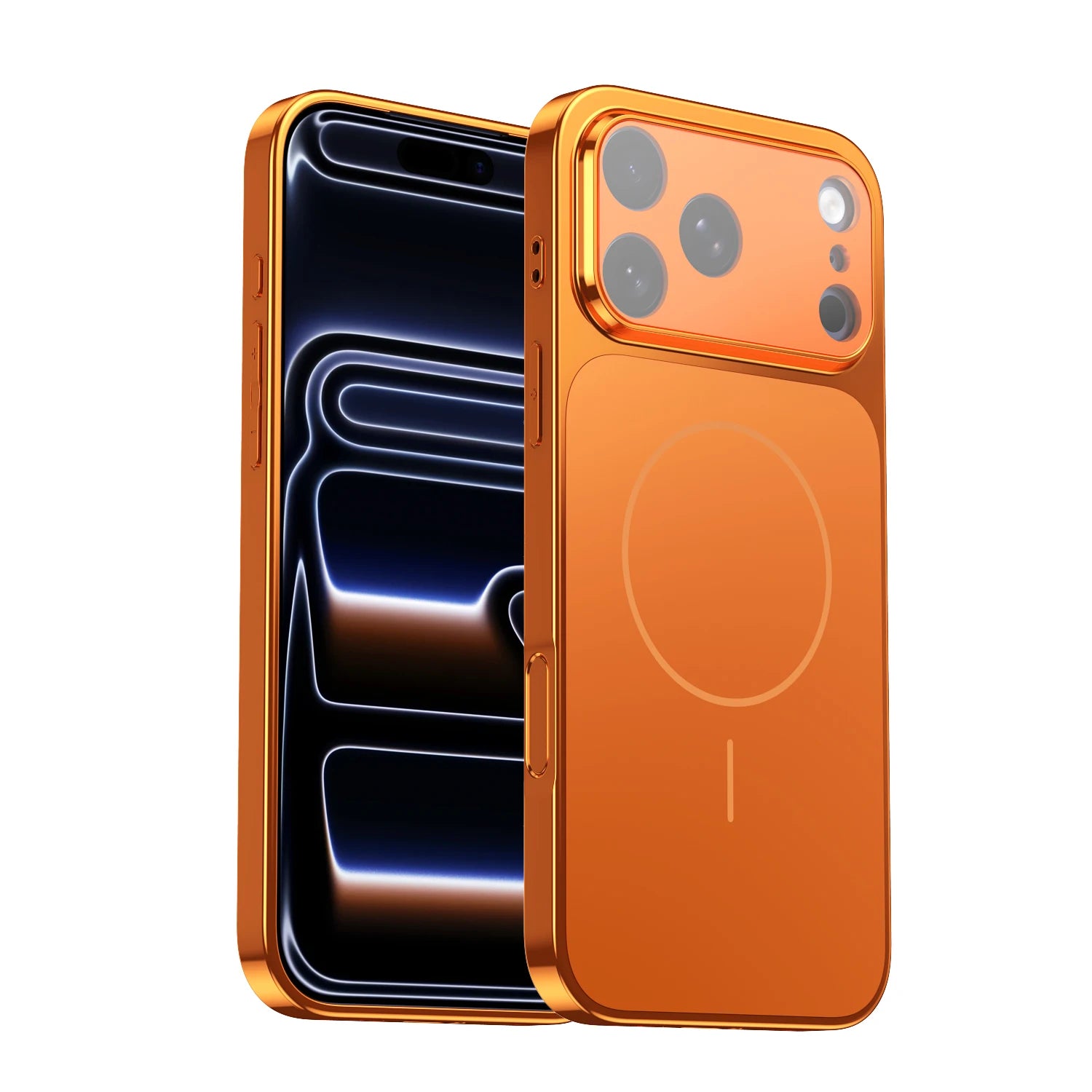 Business-Style Solid Color MagSafe Case for iPhone 17 Series