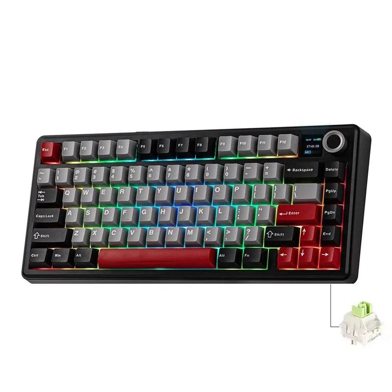 Aula F75 MAX 75% Wireless Mechanical Keyboard with LCD Screen