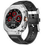 Samsung Galaxy Watch Ultra Protective Metal Case with Rubber Band