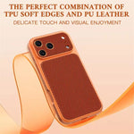 PU Leather MagSafe Case with Raised Camera Guard for iPhone 17 Series