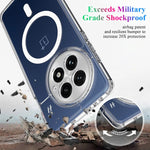 OnePlus 13 Magnetic Shockproof Clear Case