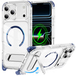 Clear Acrylic MagSafe Case with Kickstand for iPhone 17 Series