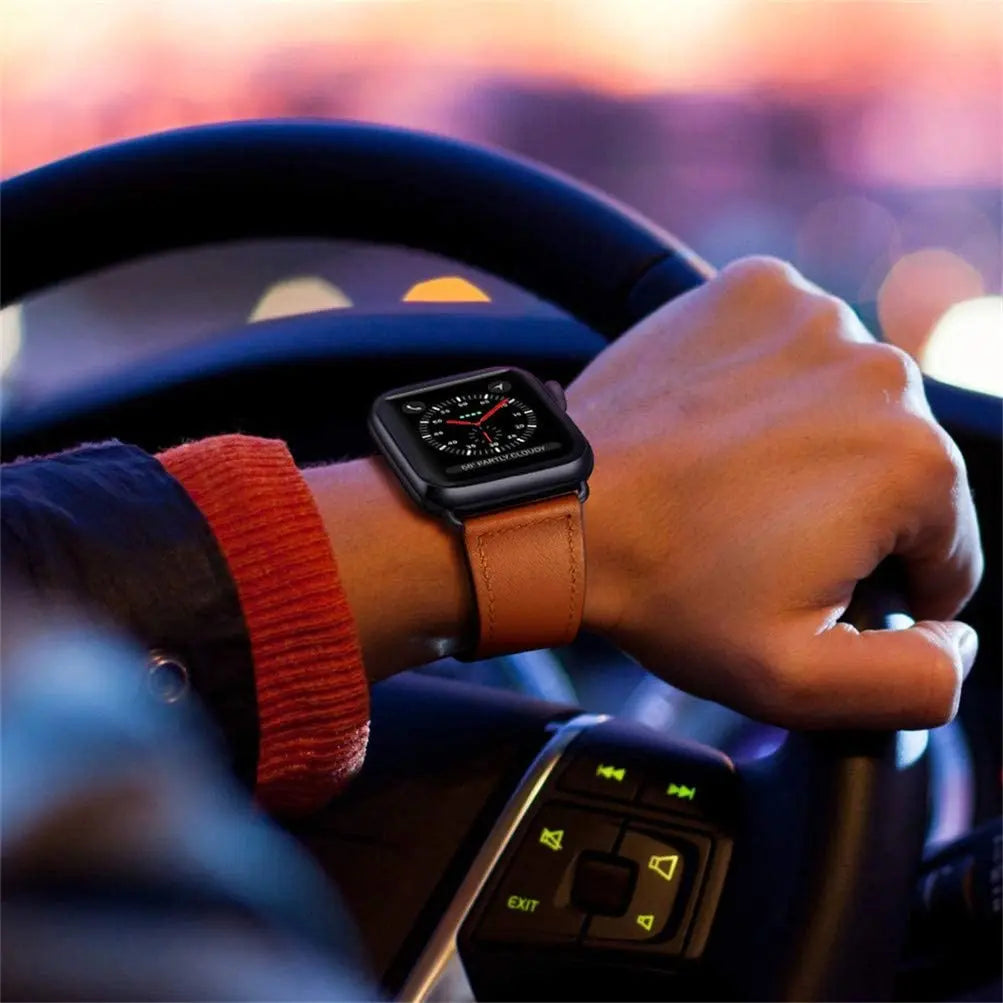 Premium Leather Strap for Apple Watch