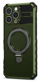 Heavy Duty MagSafe Case with Rotating Stand for iPhone 15 Series