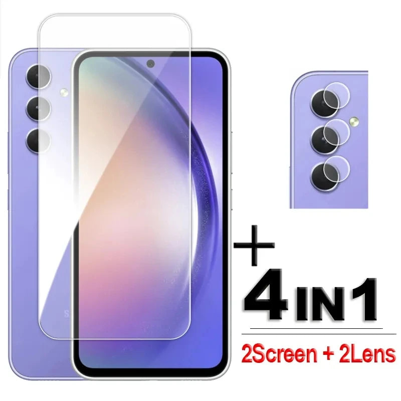 Full Glue Tempered Glass Screen Protector for Samsung Galaxy A55 5G