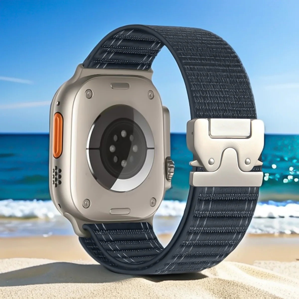 Stretchable Nylon Solo Loop Strap for Apple Watch