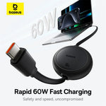 Baseus 60W USB-C to USB-C Retractable Charging Cable