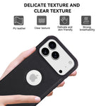 Luxury Business PU Leather Case for iPhone 17 Series