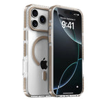 Premium Clear MagSafe Case with Striped Edges for iPhone 17 Series