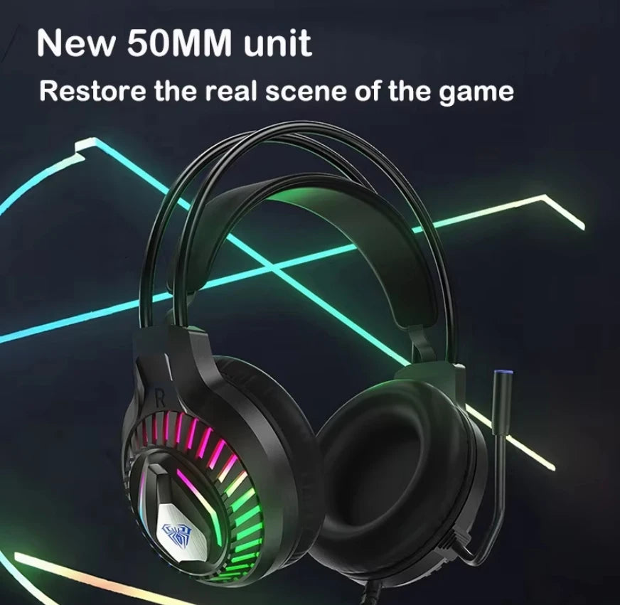 AULA S605 Dual 3.5mm+USB Gaming Headset