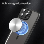 iPhone 16 Series MagSafe-Compatible Clear PC + Soft TPU Matte Case