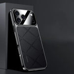 Electroplated Frame Leather Case for iPhone 17 Series