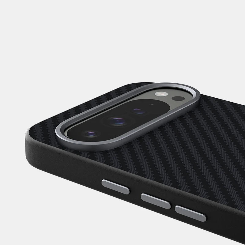 Carbon Fiber Texture Magnetic Case for Google Pixel 9 Series
