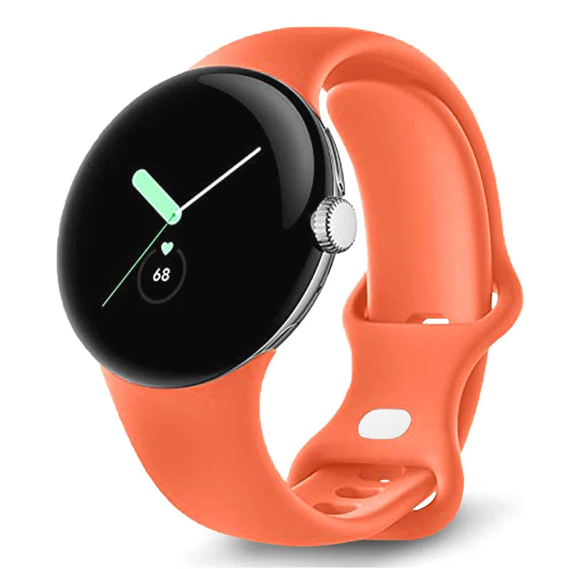 No-Gap Silicone Sport Strap for Google Pixel Watch 2