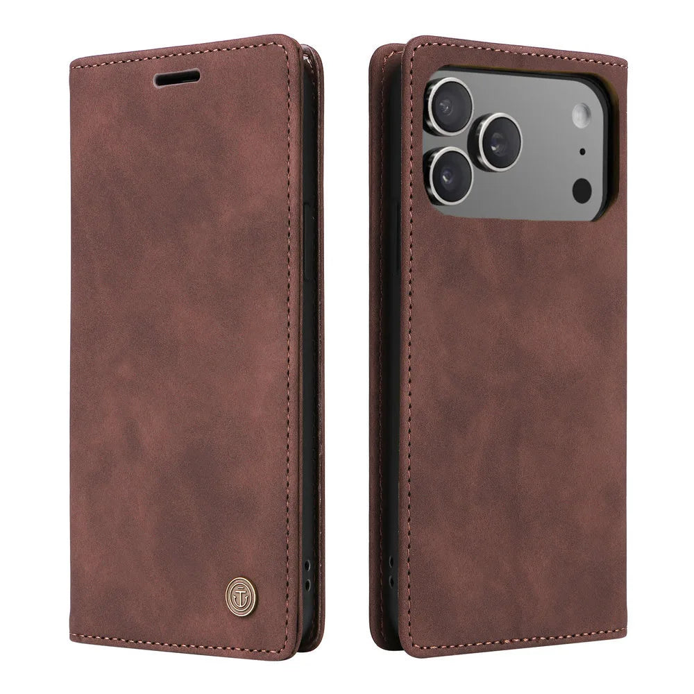 Premium Leather Wallet Case for iPhone 17 Series