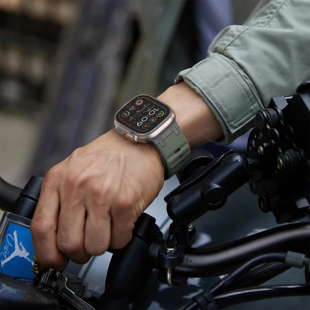 Premium Sport Silicone Strap for Apple Watch