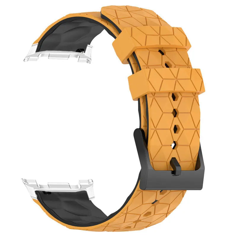 Soft Silicone Football Pattern Watchband for Samsung Galaxy Watch 8 / Galaxy Watch 8 Classic