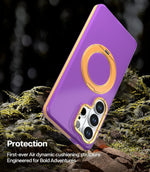 Micro-Matte Shockproof Case with 360° Rotating Magnetic Ring Stand for Samsung Galaxy S23 Ultra