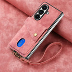 Leather Kickstand Case with Card Pocket for Samsung Galaxy Z Fold 8 Ultra