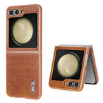 Skin-Feel Crocodile Texture Shockproof Case for Samsung Galaxy Z Flip 6