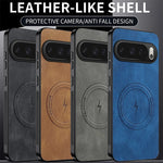 Luxury Shockproof Leather Magnetic Case for Google Pixel 10 Series