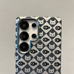 Adorable Cartoon Cat & Fish Magnetic Case for Samsung Galaxy S25 Ultra