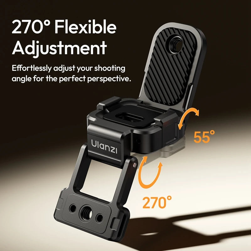 Ulanzi PK16 Magnetic Grip Adapter with 1/4'' Mount for Action Cameras