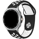 Dual Color Soft Silicone Sport Band for Samsung Galaxy Watch 8 & Galaxy Watch 8 Classic