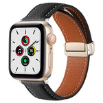 Premium Leather Bracelet Strap for Apple Watch