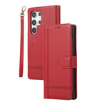 Crossbody Mirror Card Slot Wallet Leather Case for Samsung Galaxy S24 Series