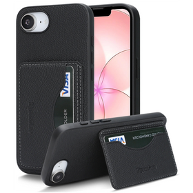 Luxury Shockproof Leather Case with Card Holder for iPhone 17e