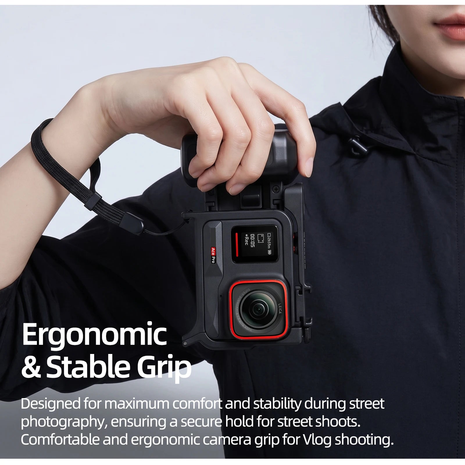 Insta360 Ace Pro 2 Removable Ergonomic Hand Grip