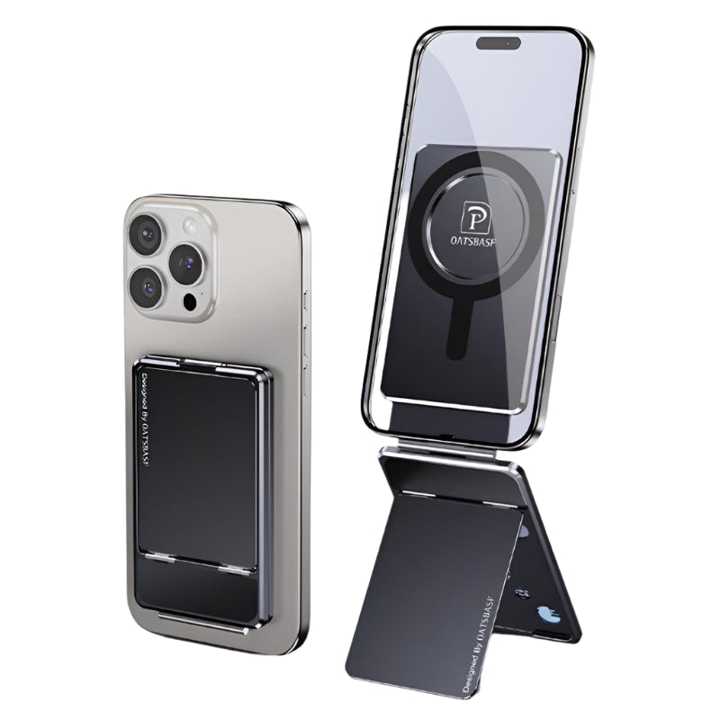 Aluminum Alloy Magnetic Card Holder Stand