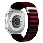 Breathable Nylon Weave Watch Band with Metal C-Hook Closure for Samsung Galaxy Watch Ultra 2