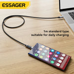 Essager 240W USB-C Fast Charging Cable with LED Display