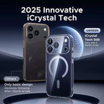 Transparent MagSafe Case with Military-Grade Drop Protection for iPhone 18 Series