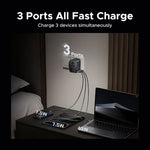 UGREEN Multi-Port GaN Travel Charger - Global Plug Compatibility