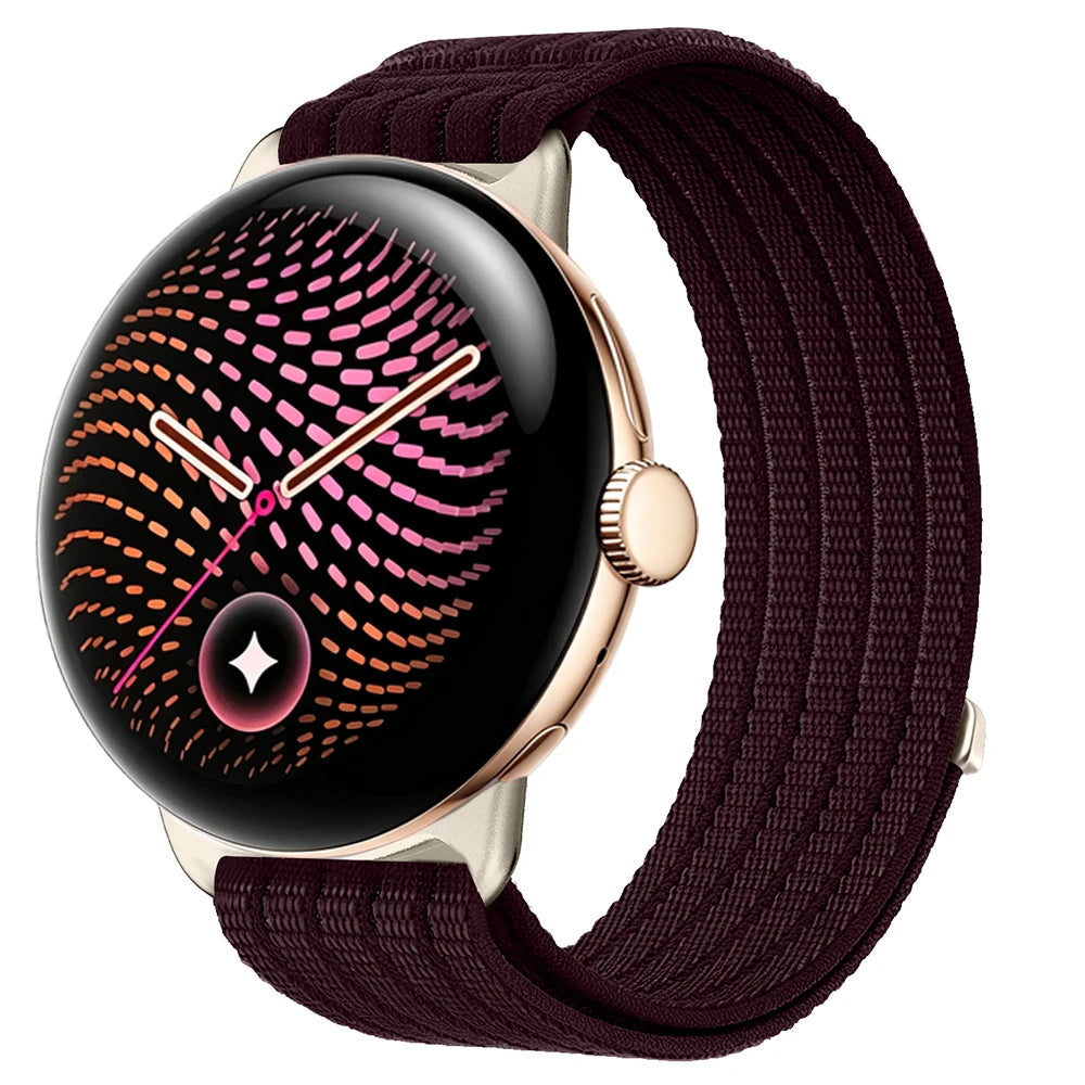 Breathable Braided Nylon Band with Quick-Release Connector for Google Pixel Watch 4