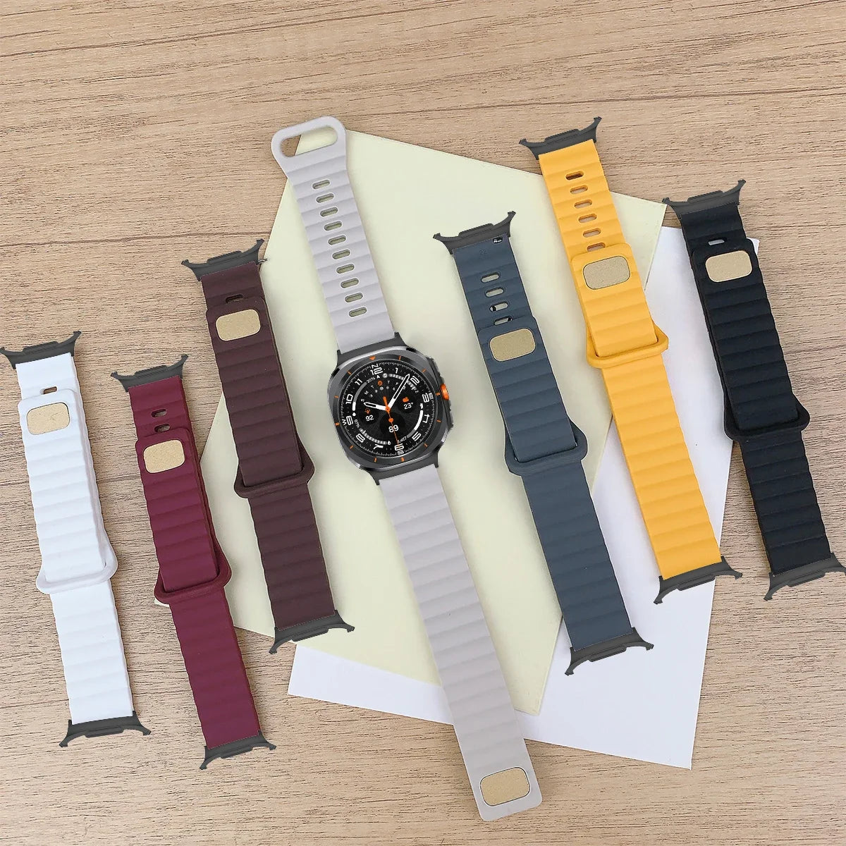Durable No Gaps Silicone Sport Band for Samsung Galaxy Watch Ultra