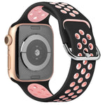 Breathable Silicone Sport Wrist Strap for Apple Watch