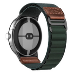 Breathable Nylon and Leather Band for Google Pixel Watch 4