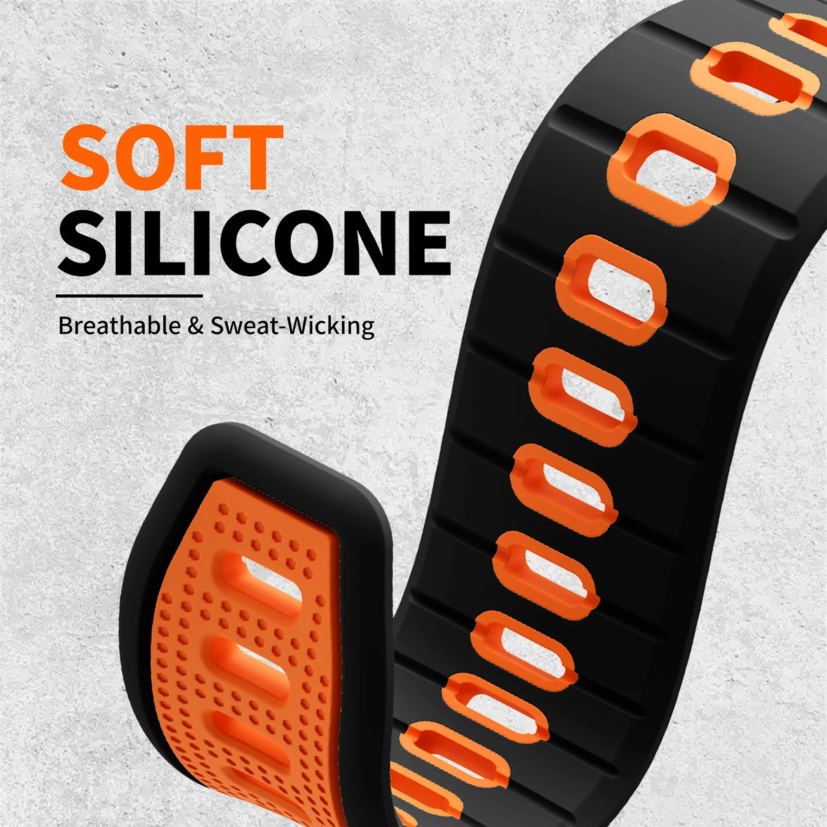 Perforated Silicone Sport Band for Samsung Galaxy Watch 9