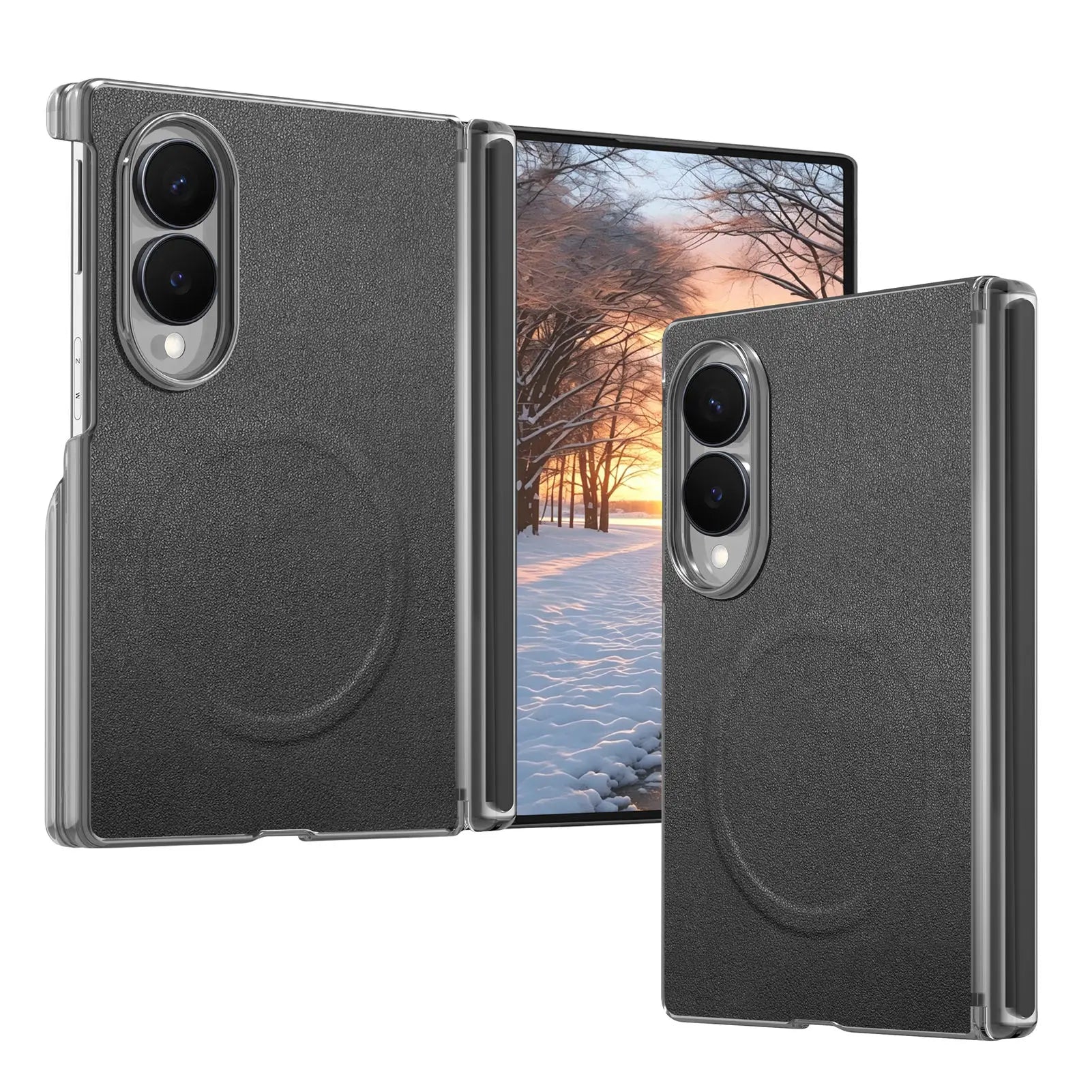 Luxury Magnetic Skin-Feel Leather Case for Samsung Galaxy Z Fold 8